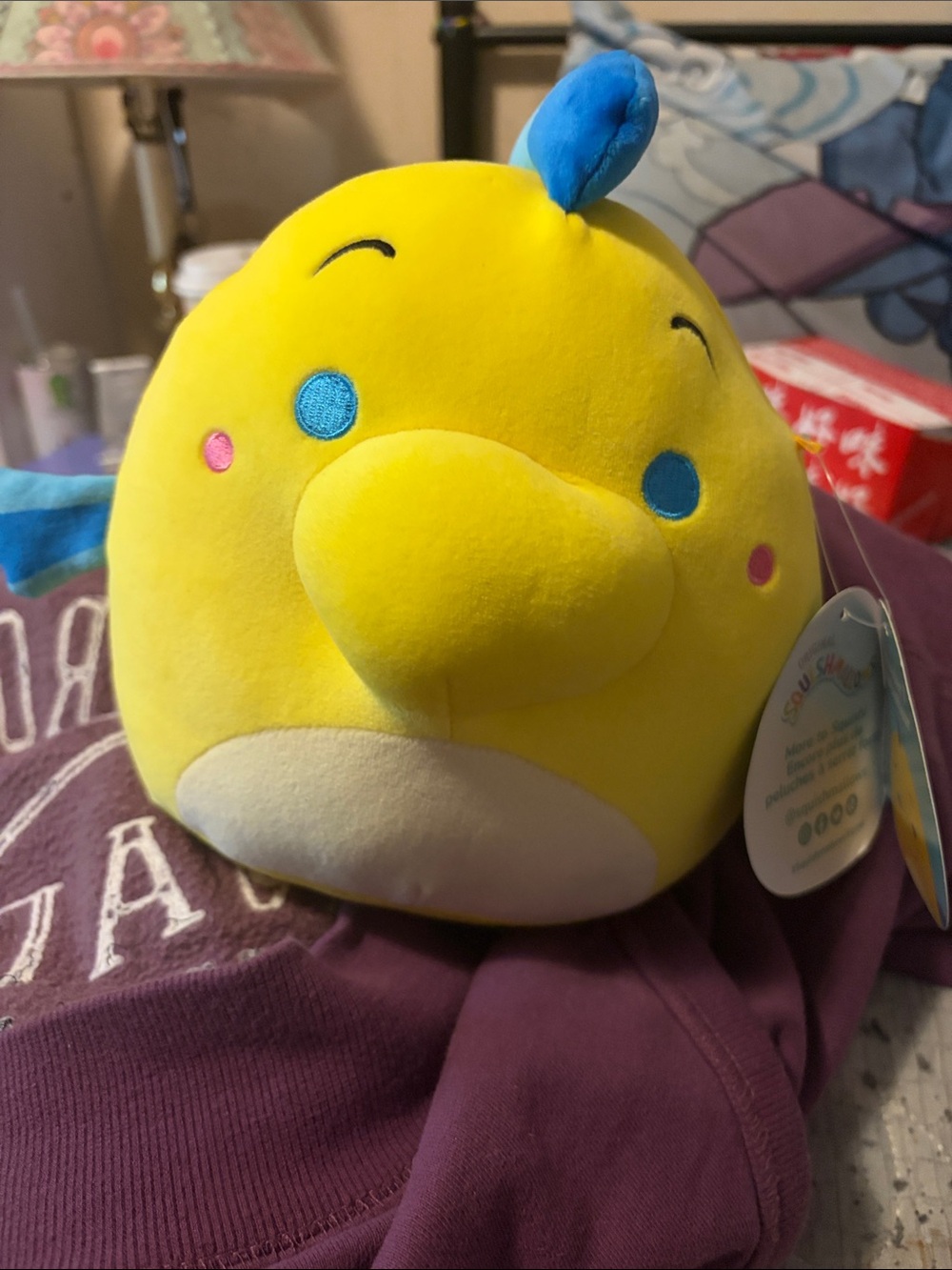 Squishmallow Flounder 8 inches Brand New